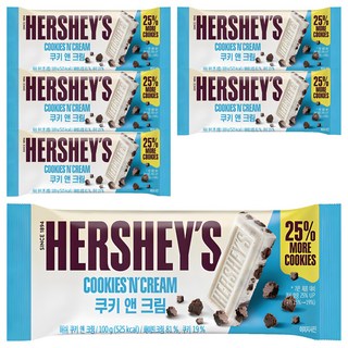 HERSHEY'S 好時 巧酥可可片, 25% More Cookies, 100g, 6片