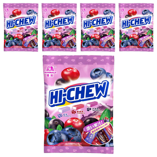 MORINAGA 森永 HI-CHEW 嗨啾 綜合莓果, 90g, 5包