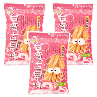 海味家族 鮭魚風味小捲燒, 75g, 3個