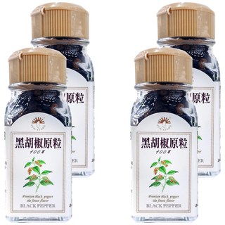 新光洋菜 純高山黑胡椒原粒 原產地印尼, 28g, 4罐