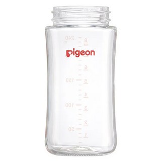 pigeon 貝親 玻璃瓶 奶瓶 WN3, 素色, 240ml, 1個