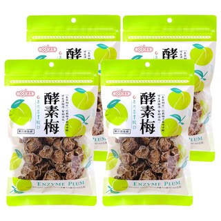 惠香 酵素梅 酸度適中 生津止渴 夾鏈袋包裝, 160g, 4包