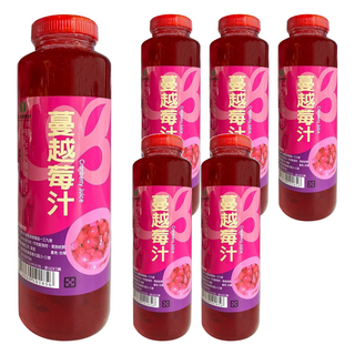 埔里鎮農會 蔓越莓汁, 800g, 6瓶