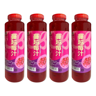 埔里鎮農會 蔓越莓汁, 800g, 4瓶