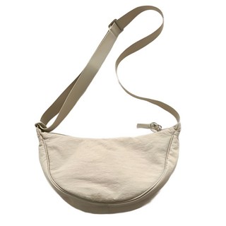 MALANG JELLY 軟Q小半月霍伯斜背包, 白色