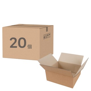 comet 郵局規格寄件紙箱, 咖啡色, 20個