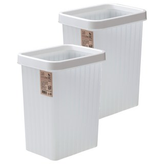 UDA 有達 611日光垃圾桶 容量4.6L, 19.5 x 15 x 24.5cm, 白色, 2個