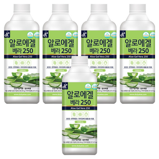 doctor plus 原味蘆薈凝膠250汁, 1L, 5瓶