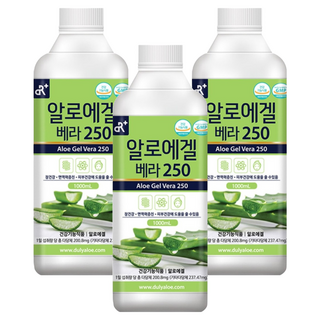 doctor plus 原味蘆薈凝膠250汁, 1L, 3瓶