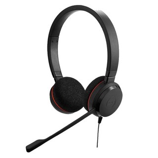 Jabra 商務耳機麥克風 Evolve 20 隨插即用 支援Microsoft Teams 降噪麥克風 USB線纜供電