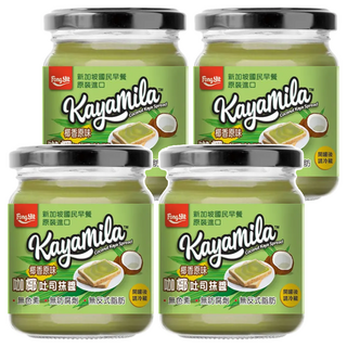 Fong Yit 豐一 咖椰吐司抹醬 椰香原味 新加坡國民早餐 原裝進口 無色素 無防腐劑 無反式脂肪, 270g, 4罐