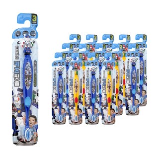 ATEX Hello Carbot衝鋒戰士公仔造型兒童牙刷 第3階段, 隨機顏色, 15個, 1件