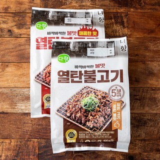 다향 열탄 오리 불고기 불고기맛 400g + 매콤한맛 400g, 800g, 1세트