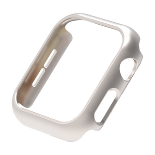 RORENTECH 硬殼邊框智慧手錶保護殼, 1個, 白金色