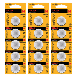 코닥 MAX 3V 리튬 코인건전지 CR2450, 1개입, 15개