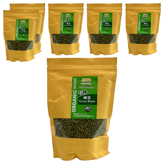 茂喜食品 有機綠豆 適合做成飲品或甜點, 400g, 6包