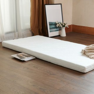 LOHAS 樂活家居 天絲三折透氣床墊 188 x 90cm 8cm 厚眠, 白色