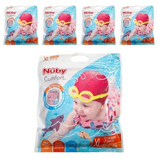 Nuby 游泳尿布褲 女童用 93095 12~17kg, XL, 15片