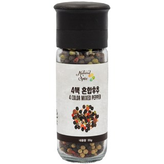 Natural Spice 4色綜合胡椒粒調味罐, 55g, 1瓶
