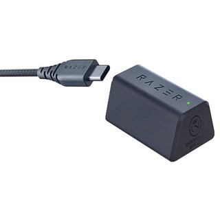 RAZER 雷蛇 HyperPolling 無線傳輸器 8000Hz 無線輪詢率, R-R-RAZ-HSD001, 黑色, 1條