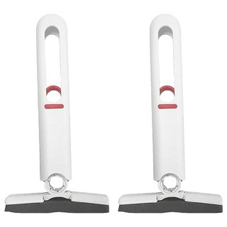 WE CHAMP 可吊掛手持膠棉小拖把 Set 2個 免手洗設計 強力吸水 去油去汙, 46 x 46 x 248mm, 1組