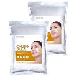 LINDSAY 頂級金盞花軟膜粉，專家製作，添加金盞花花瓣，保濕成分, 2包, 1入