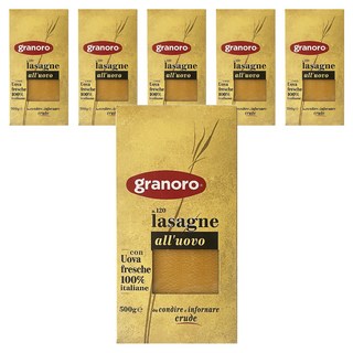 granoro 雞蛋千層麵, 500g, 6個
