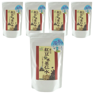 AWAStea 阿華師 紅豆紫米薏仁水 (三角立體茶包) 纖烘焙, 15g, 12包, 5袋