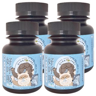 Abib 亞筆 犬貓營養保健品 呼吸道護理, 上呼吸道功能活化、生津潤肺, 50g, 4罐