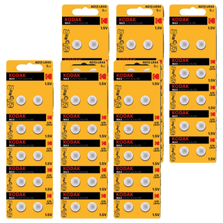 KODAK 柯達 MAX 鹼性鈕扣電池 LR44, 6個, 10入