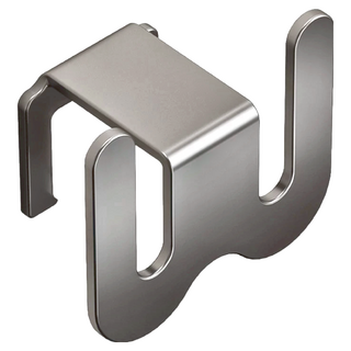 Y653 壁掛式拖鞋架4入組 加厚太空鋁 防潮耐用 快速瀝水, 槍灰色, 1組