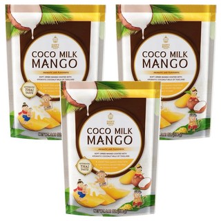 SIAM'S ROYAL 椰奶口味芒果乾 泰國製造, 108g, 3包