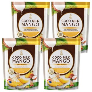 SIAM'S ROYAL 椰奶口味芒果乾 泰國製造, 108g, 4包