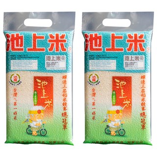 池上鄉農會 池上米, CNS一等, 1kg, 2包