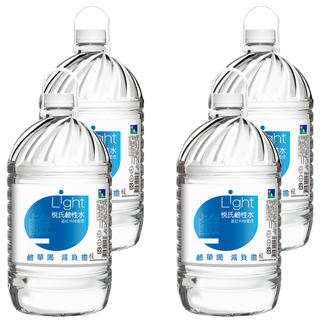 悅氏 Light 鹼性水 遠紅外線處理 pH7.5~9.0, 6L, 4桶