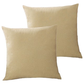 HONG JIN 宏晉 北歐風素色抱枕 2個, 豆黃色