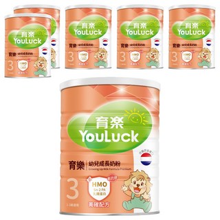 YouLuck 育樂 菁確成長奶粉 12~36個月, 800g, 6罐