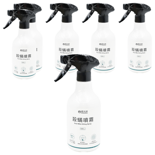 HUKUROU 福來朗 殺蟎除蟎噴霧, 500ml, 6瓶
