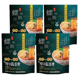 亟品 螺獅酸辣粉, 230g, 4包