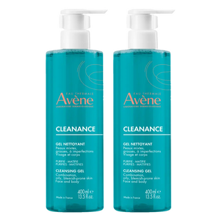 Avene 雅漾 Cleanance 控油舒緩潔膚凝膠 400ml, 2件