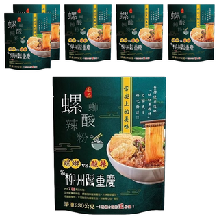 亟品 螺獅酸辣粉, 230g, 6包