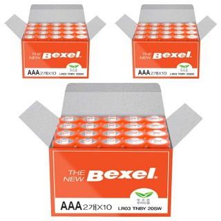 SM Bexel The New 鹼性AAA電池, 20入, 3個