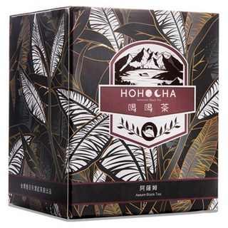 HOHOCHA 喝喝茶 阿薩姆紅茶 三角立體茶包 台灣香日月潭紅茶廠出品, 3g, 12入, 1盒