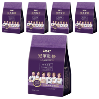 ucc 冠軍監修醇香果調 (225g/包), 咖啡豆(無研磨), 5包