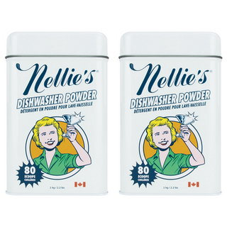 nellie's 洗碗機專用清潔粉, 1kg, 2個