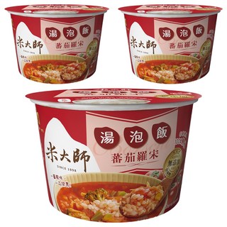 master mi 米大師 湯泡飯 蕃茄羅宋, 155g, 3入