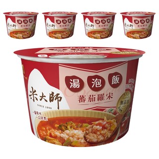master mi 米大師 湯泡飯 蕃茄羅宋, 155g, 5入
