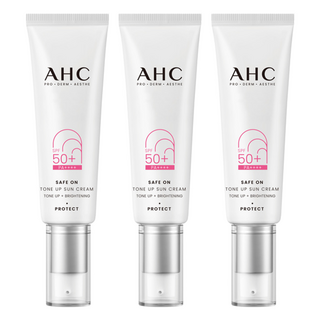 AHC 柔光潤色隔離防曬乳, 50ml, 3條
