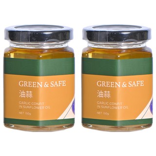 GREEN&SAFE 永豐餘生技 油蒜 台灣產, 150g, 2罐