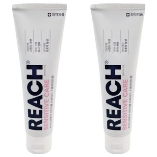 REACH 麗奇 齒科專家 抗敏感護齦牙膏, 120g, 2條